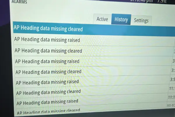  Screen settings are checked through marine electrical troubleshooting by Marine Kings of Miami.