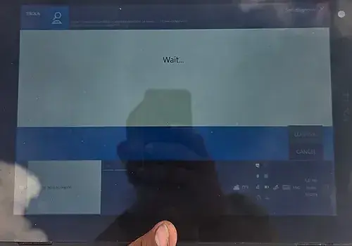 An open laptop is used by Marine Kings of Miami for marine electrical troubleshooting and diagnostics.