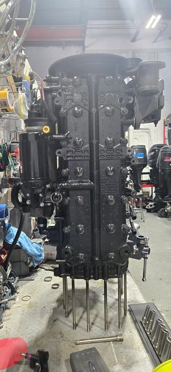 Equipment on a table is used by Marine Kings of Miami for marine electrical troubleshooting in Miami, Florida.