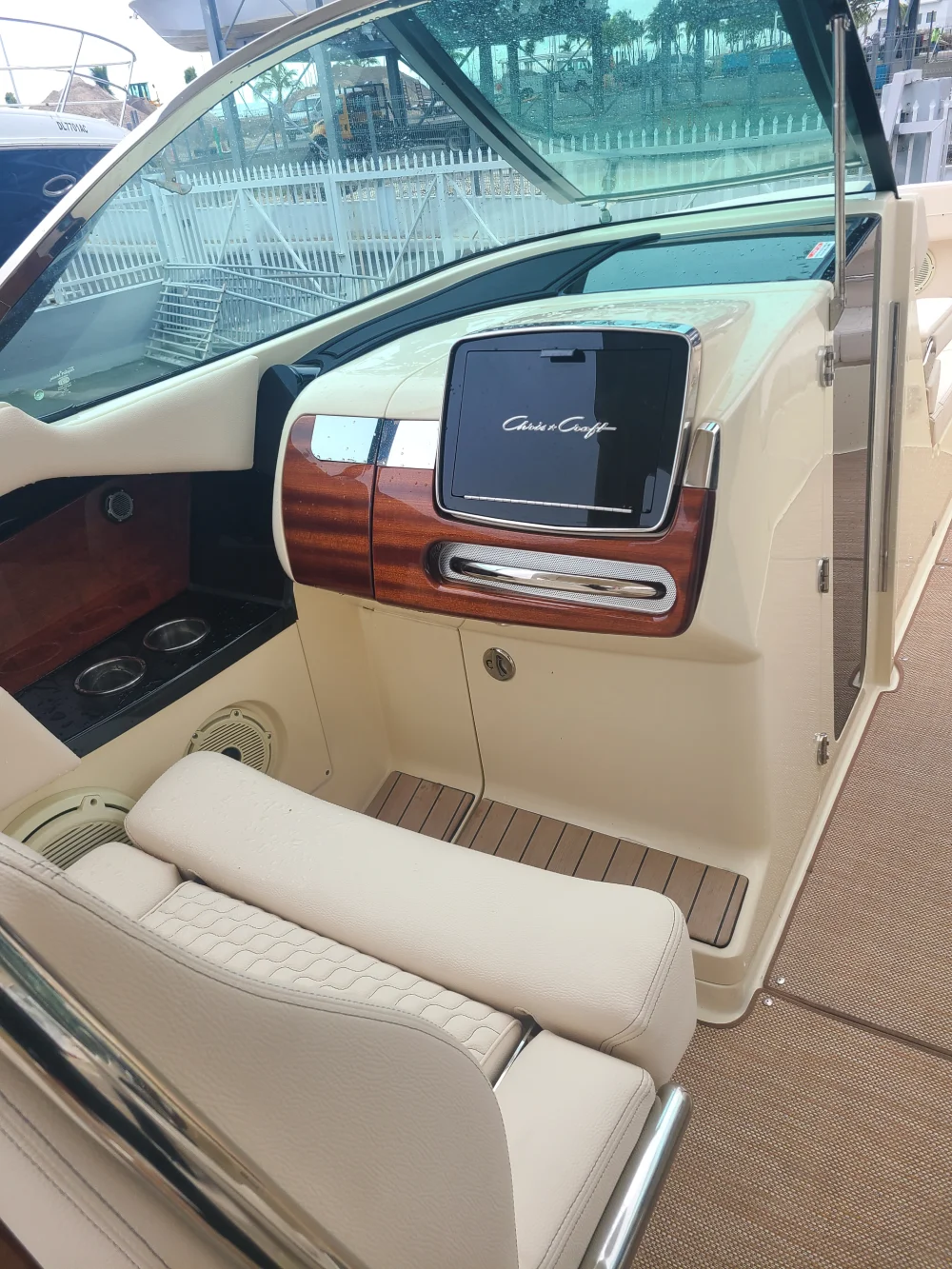 A car interior reflects electrical work similar to marine electrical troubleshooting by Marine Kings of Miami.