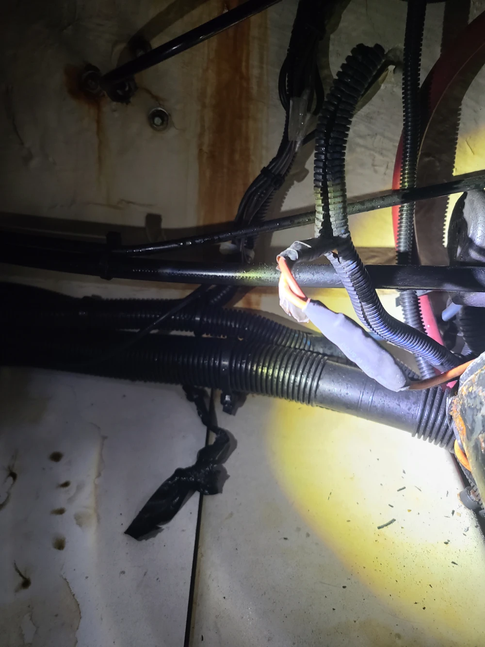 Ceiling wire repairs are completed by Marine Kings of Miami using marine electrical troubleshooting in Miami, Florida.