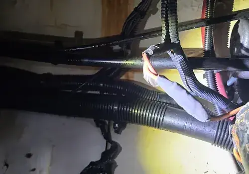 Ceiling wire repairs are completed by Marine Kings of Miami using marine electrical troubleshooting in Miami, Florida.