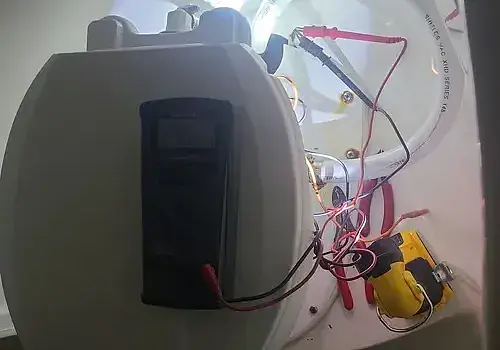 A toilet with wiring nearby is handled by Marine Kings of Miami with marine electrical troubleshooting.