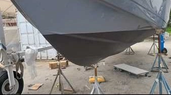  Preparation work for marine upgrades is completed by Marine Kings of Miami using boat repair Miami in Miami, Florida.
