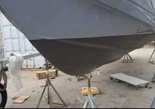  Preparation work for marine upgrades is completed by Marine Kings of Miami using boat repair Miami in Miami, Florida.