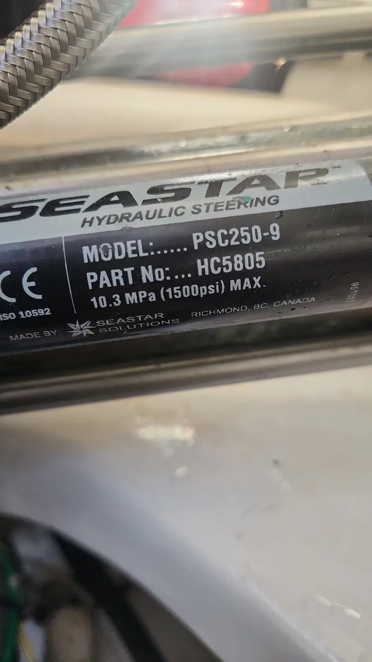  An electric motor is inspected by Marine Kings of Miami using marine engine diagnostics in Miami, Florida.