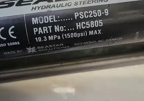  An electric motor is inspected by Marine Kings of Miami using marine engine diagnostics in Miami, Florida.