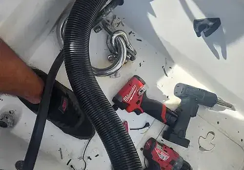 Power tool work is completed by Marine Kings of Miami with boat repair Miami in Miami, Florida.