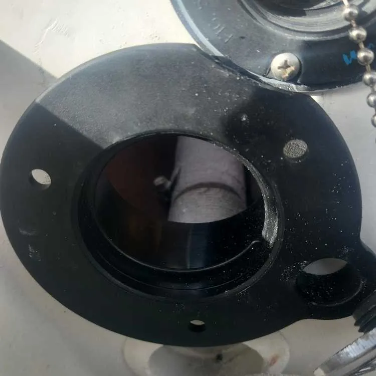 A ball bearing is inspected by Marine Kings of Miami using marine engine diagnostics in Miami, Florida.