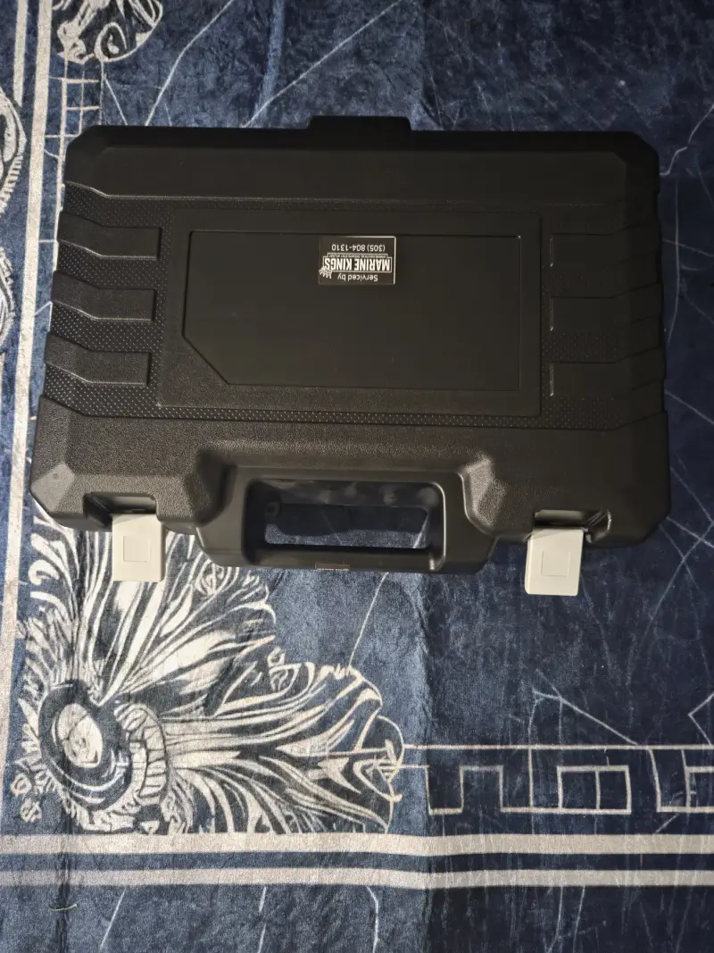  A secured case is used by Marine Kings of Miami for electrical panel installation and repair tools.