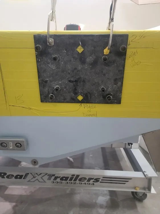 A cutting machine reflects tools used by Marine Kings of Miami in boat repair Miami.