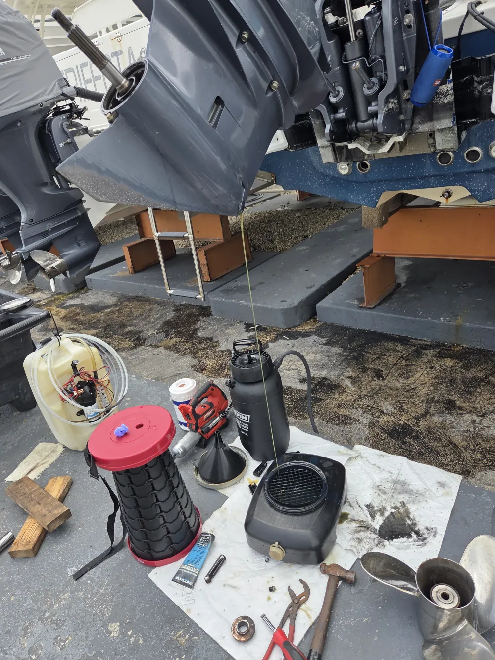  A repaired vessel is prepared for use through boat repair Miami by Marine Kings of Miami.