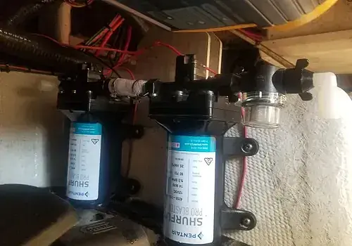  A basement water heater is installed by Marine Kings of Miami with water heater repair and installation.