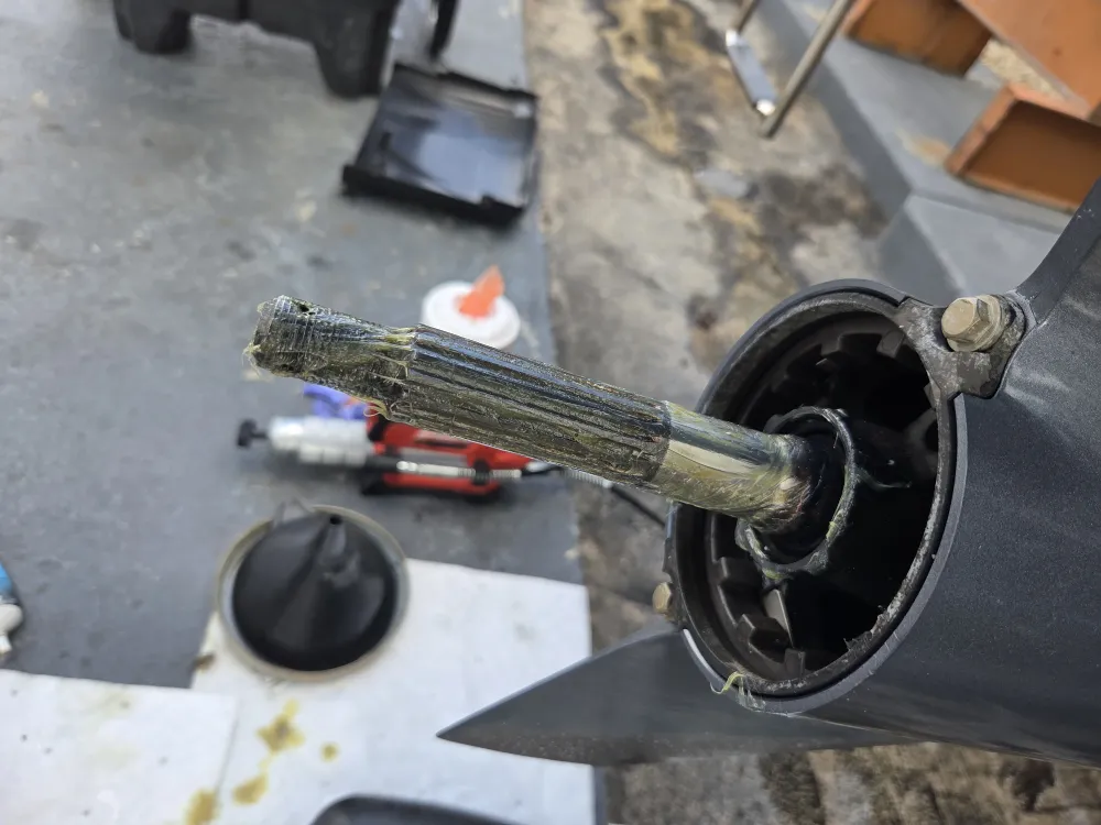  An engine removed from a car reflects mechanical work similar to boat repair Miami by Marine Kings of Miami.