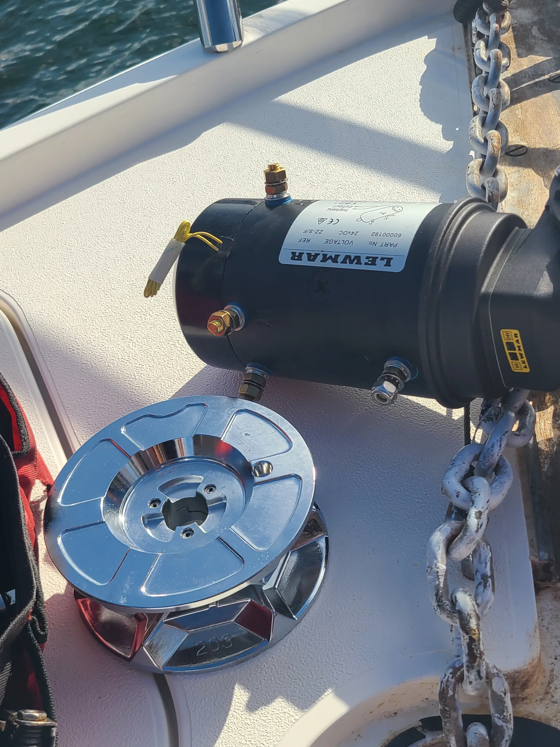 An electric motor is serviced by Marine Kings of Miami using marine engine diagnostics in Miami, Florida.