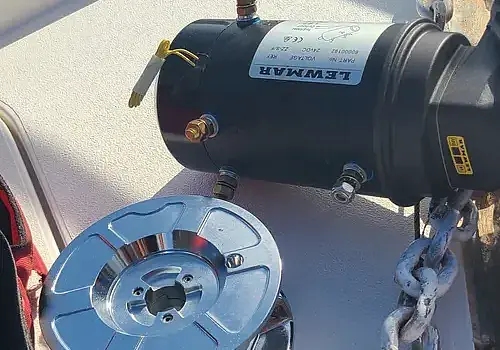 An electric motor is serviced by Marine Kings of Miami using marine engine diagnostics in Miami, Florida.